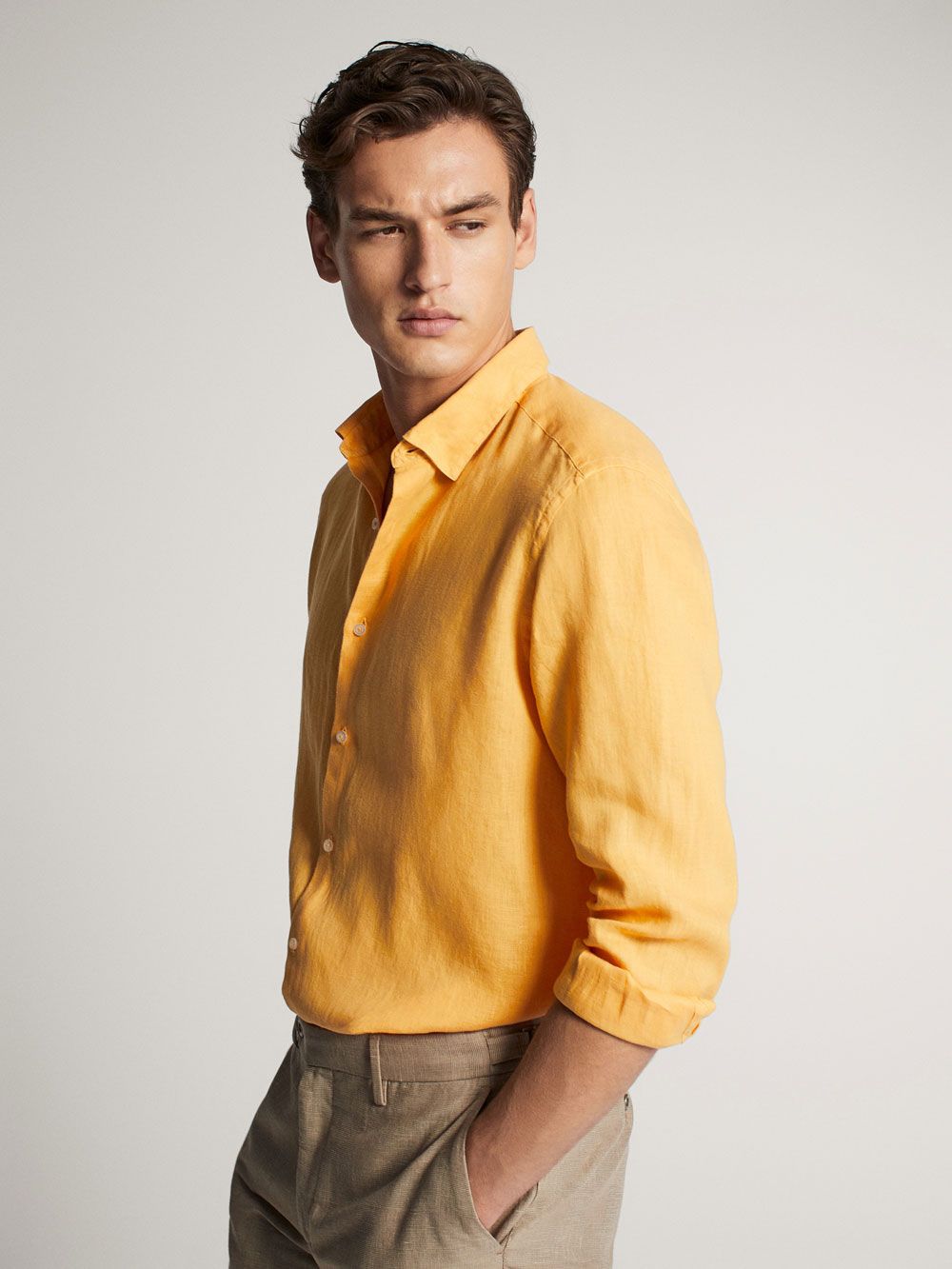 Massimo Dutti lanena košulja nova muška kolekcija ljeto 2020 3