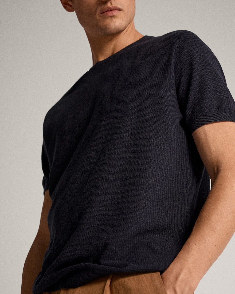Massimo Dutti muška pletena majica proljeće ljeto 2020 2