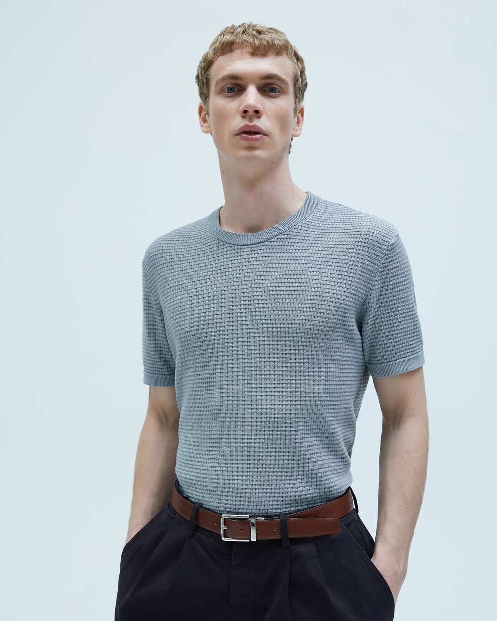 Zara muška pletena majica proljeće ljeto 2020