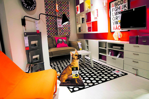 Udomite psića iz azila Dumovec u prostoru IKEE