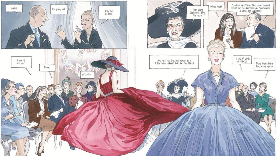 Modna kuća Dior u prekrasnim strip ilustracijama