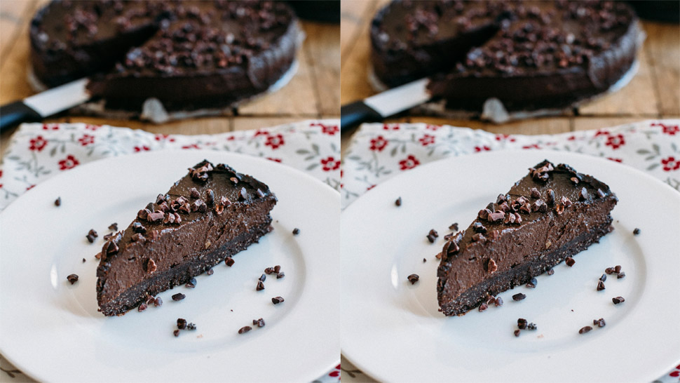 Sirova torta od crne čokolade