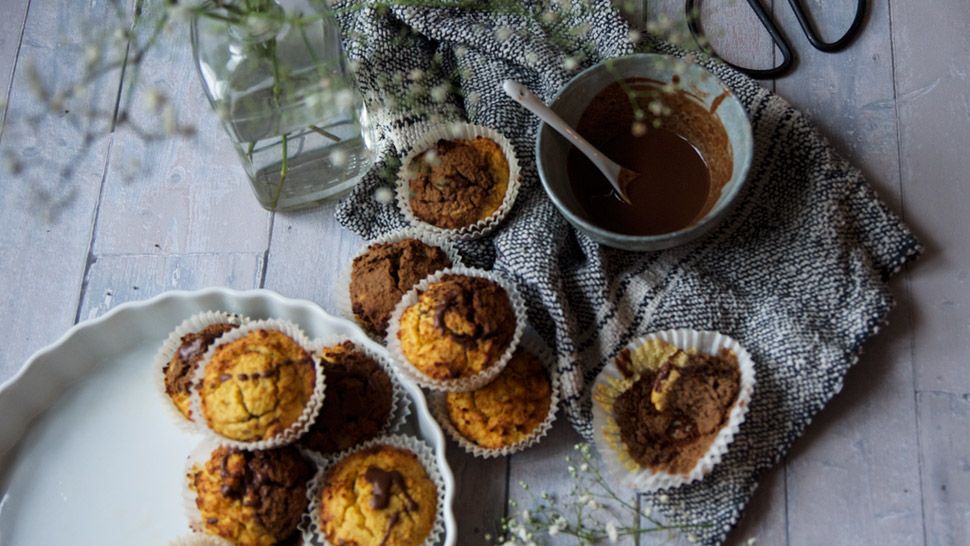 Idealni za blagdane: Mramorni bezglutenski muffini