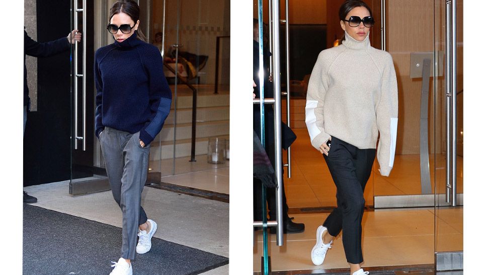 I Victoria Beckham nosi bijele tenisice