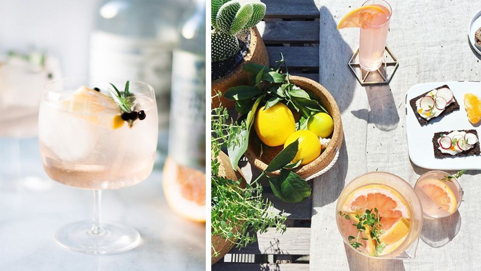 Gin & Tonic sa sokom od bazge koji hladi i osvježava