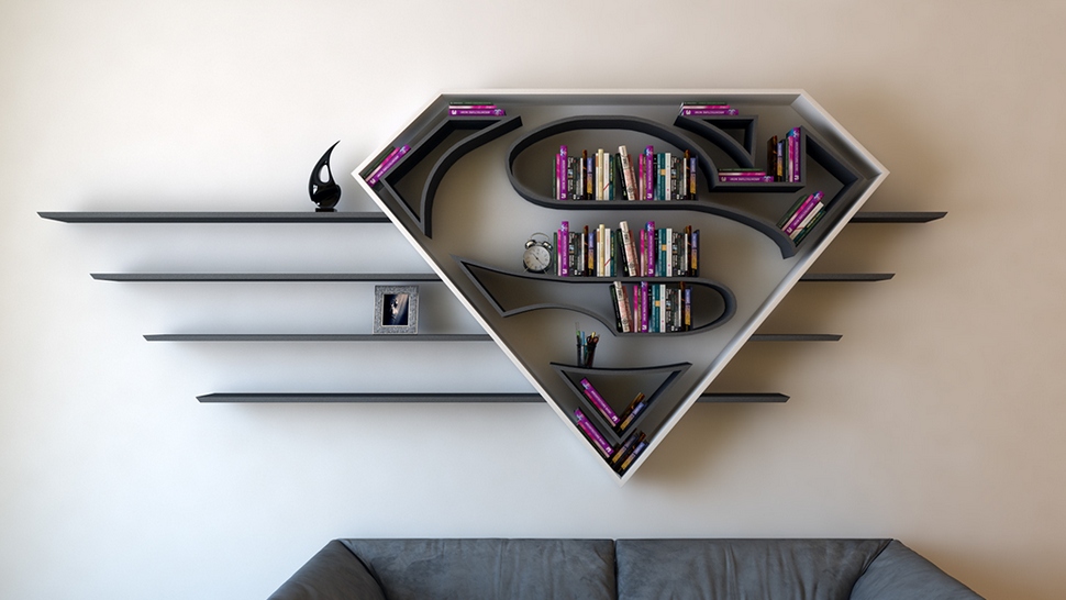 Cool Superman police za knjige