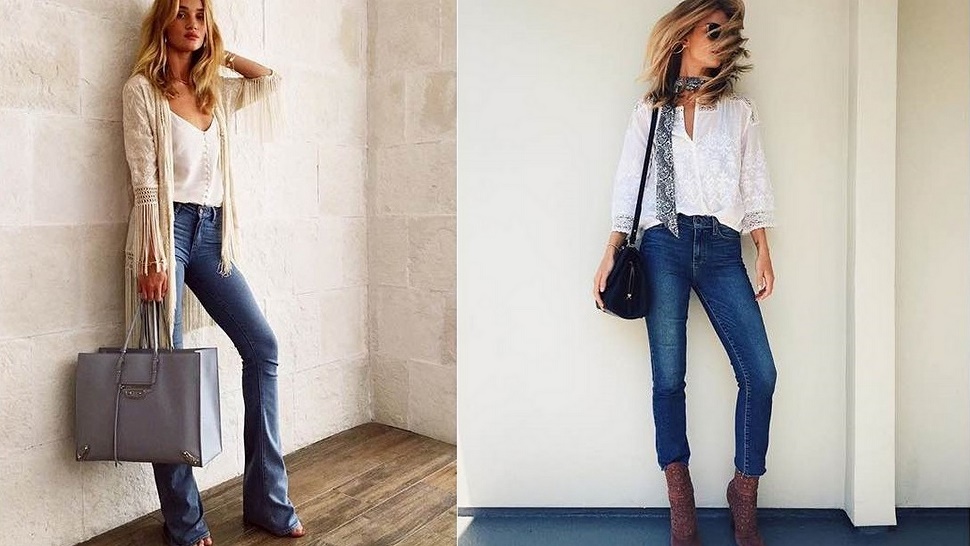 Četiri jeans kombinacije Rosie Huntington-Whiteley
