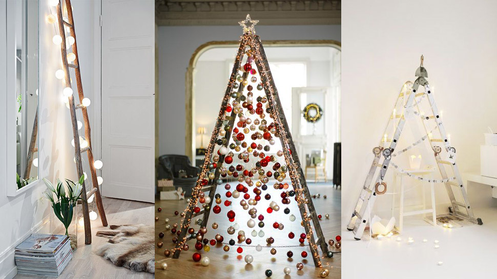 Umjesto božićnog drvca, ove godine okitite – ljestve