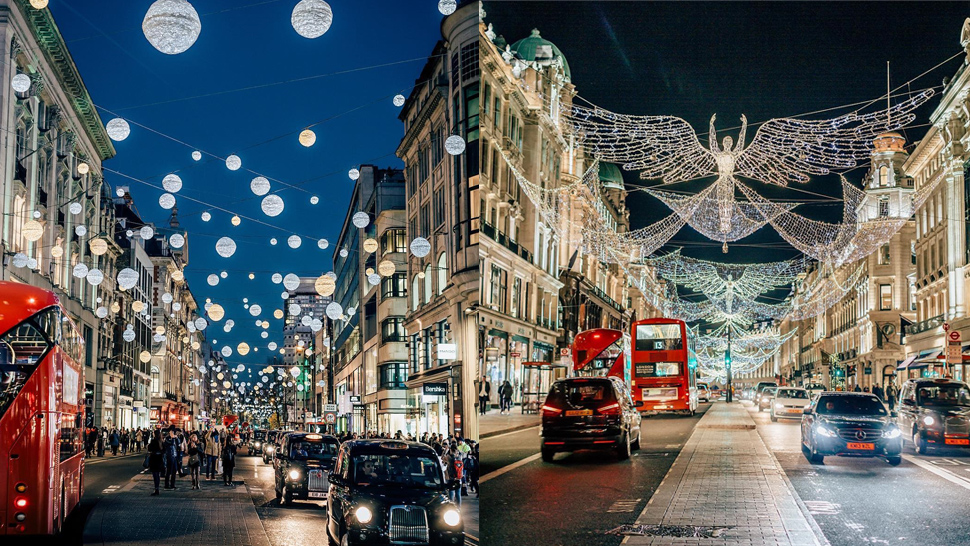 Božićna svjetla Londona