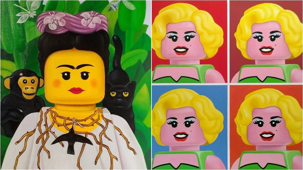 Frida i Marilyn kao LEGO figurice