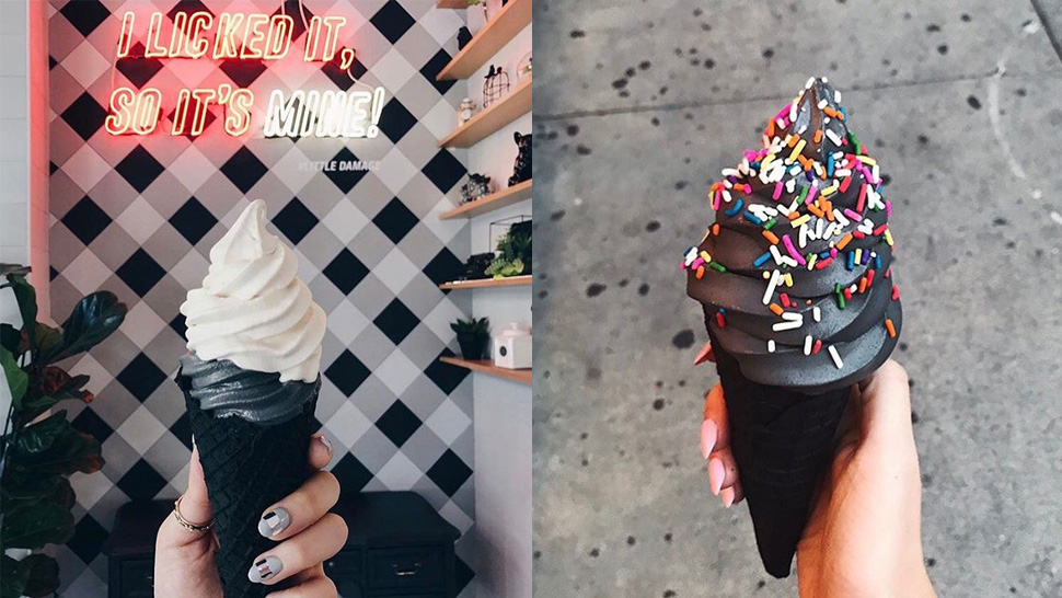 Sladoled u crnom kornetu osvojio Instagram