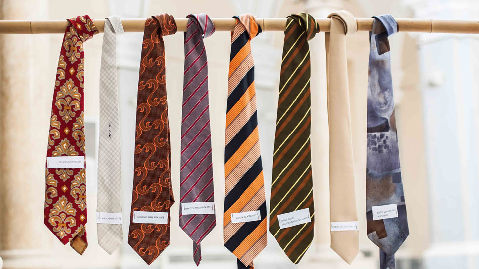 Croata kravate slavnih u muzeju Mimara