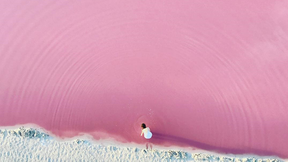 Želimo posjetiti ružičastu lagunu u Meksiku