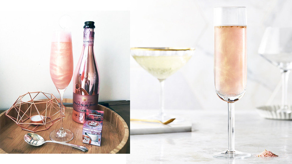Prosecco sad možete piti s ružičastim šljokicama