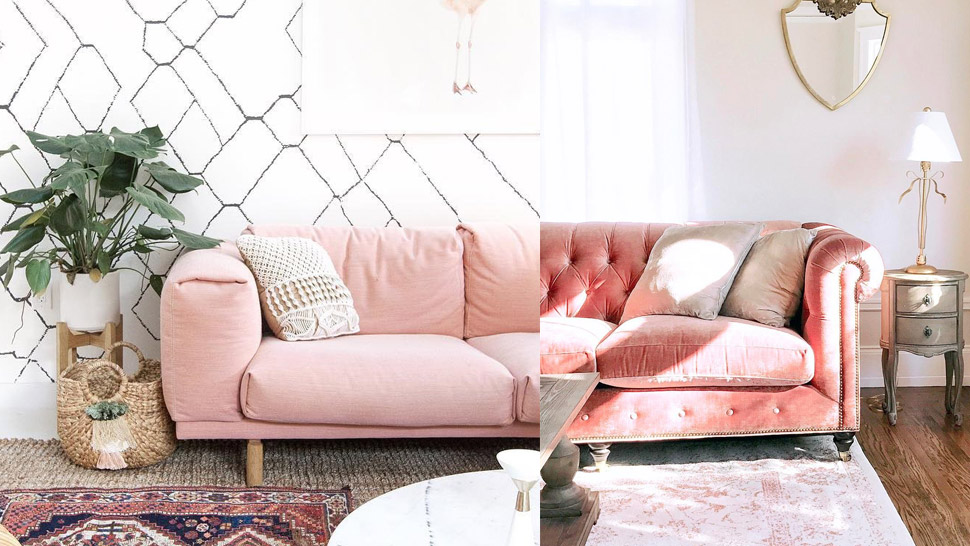 Statement komad: ružičasta sofa