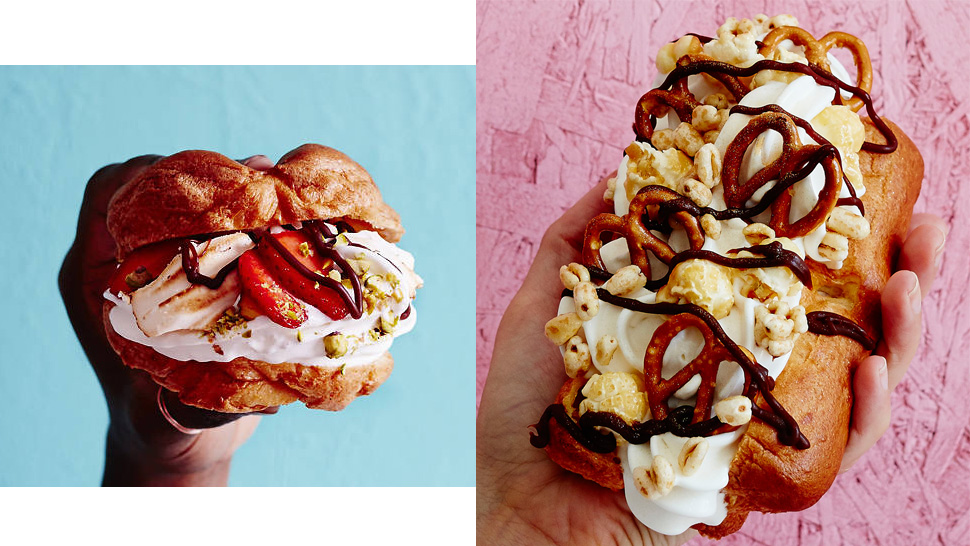 Sladoledni burger i hot dog