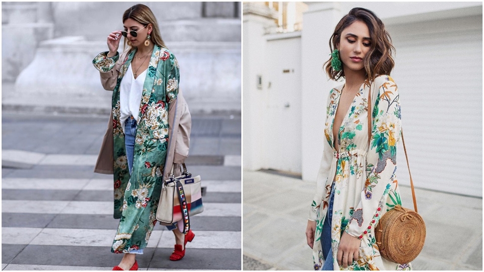 Cool proljetna kombinacija: kimono i traperice