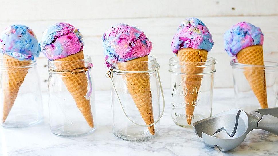 Veganski jednorog sladoled savršen je za kraj ljeta