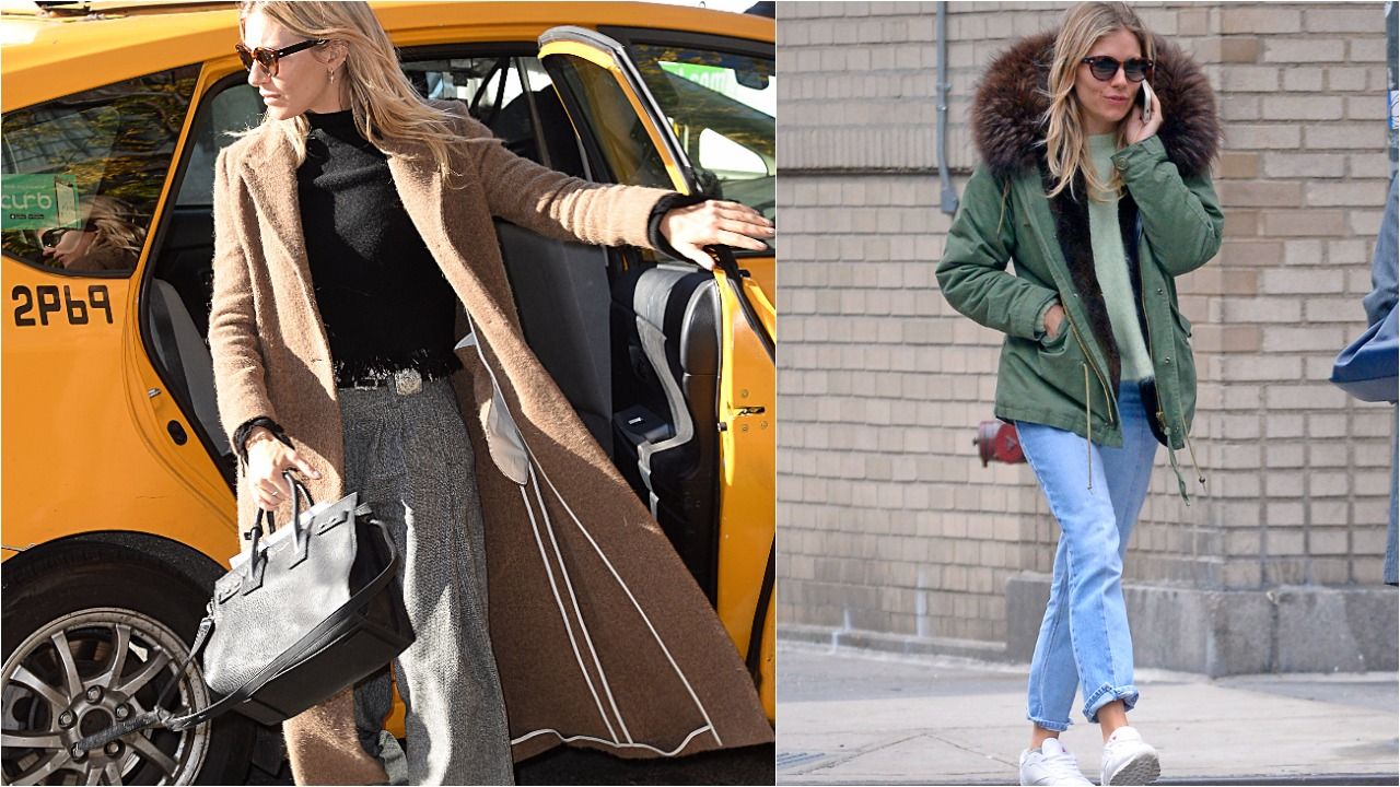 Street style inspiracija: Sienna Miller