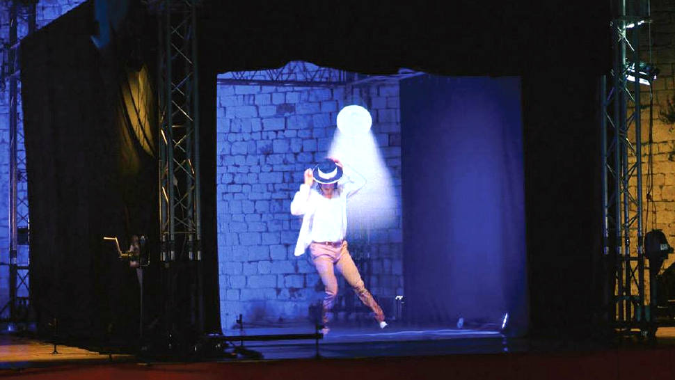Holografska predstava s Michaelom Jacksonom na Adventu u Zagrebu