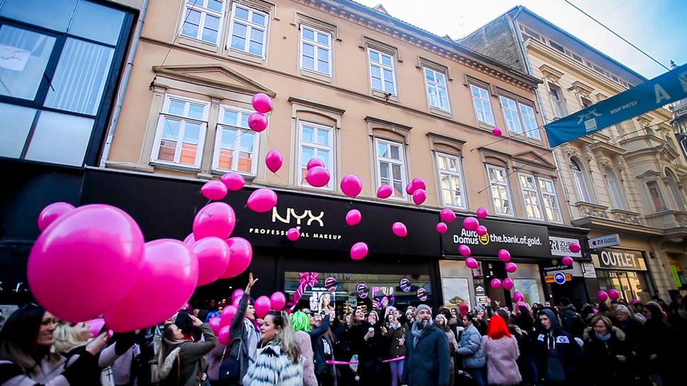 NYX Professional Makeup otvorio svoj najveći makeup store u Hrvatskoj