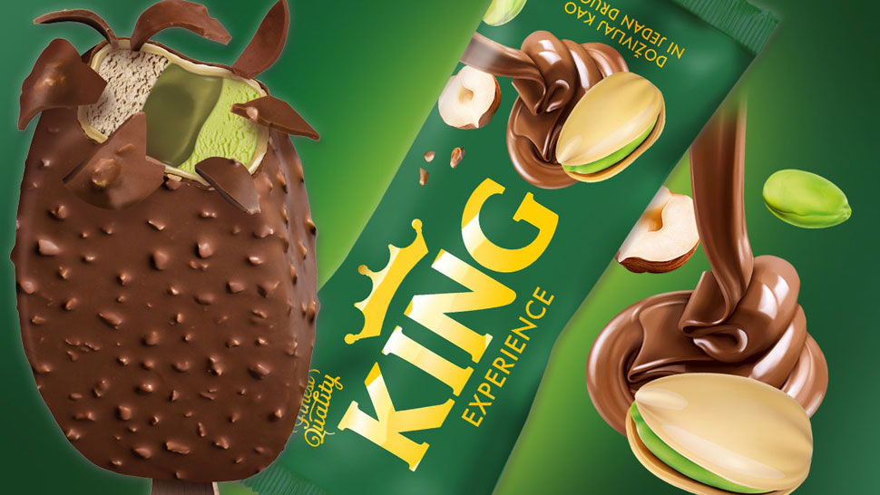 Novi King sladoled kombinira okuse lješnjaka i pistacije