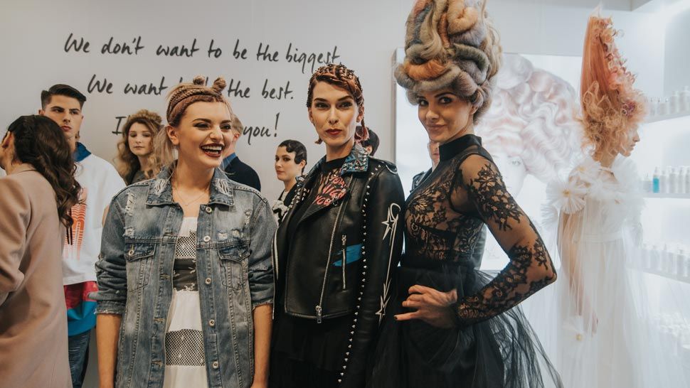 Iva Leko, Ella Dvornik i Kristina Šalinović na Hairstyle News festivalu