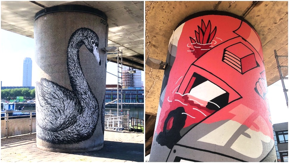OKO, CHEZ 186 i Sarme napravili su nove genijalne street art radove u Rotterdamu