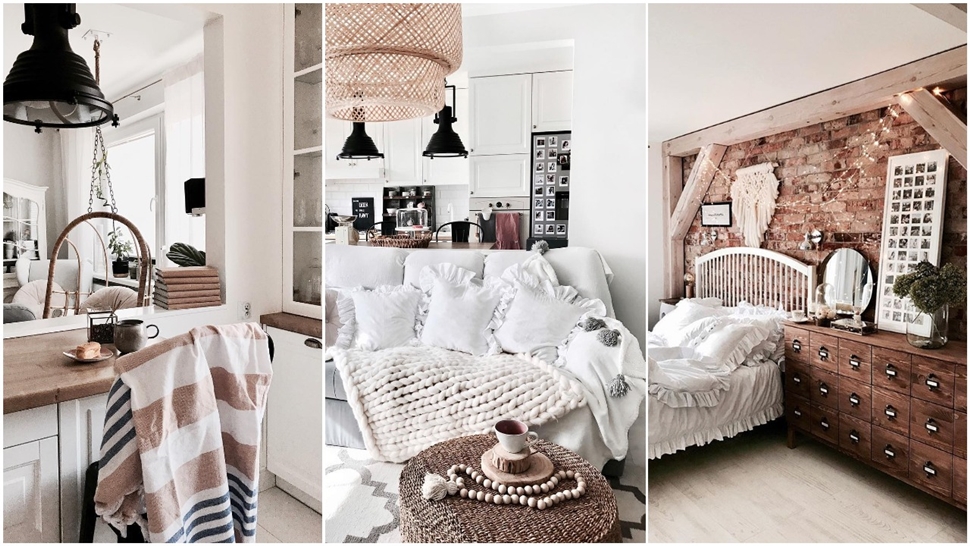 Inspiraciju za cozy uređenje doma pronašli smo u stanu poljske blogerice
