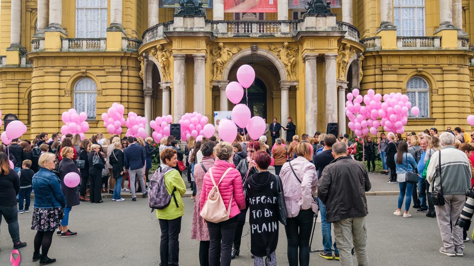 U Zagrebu obilježen 19. Dan ružičaste vrpce