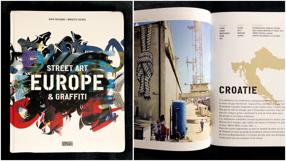 Čak 5 hrvatskih umjetnika u velikoj knjizi o europskom street artu