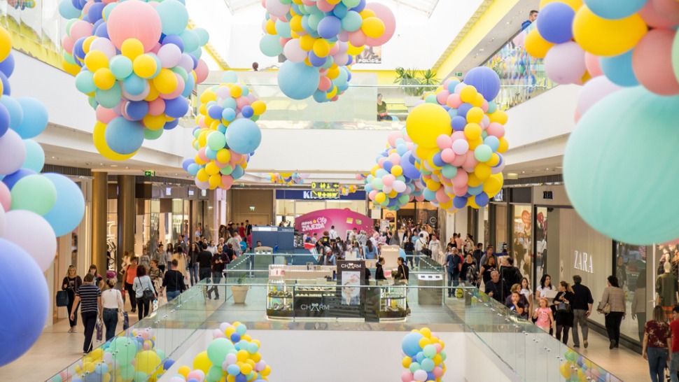 Rođendanski vikend omiljenog shopping centra prepun balona i slatkih iznenađenja