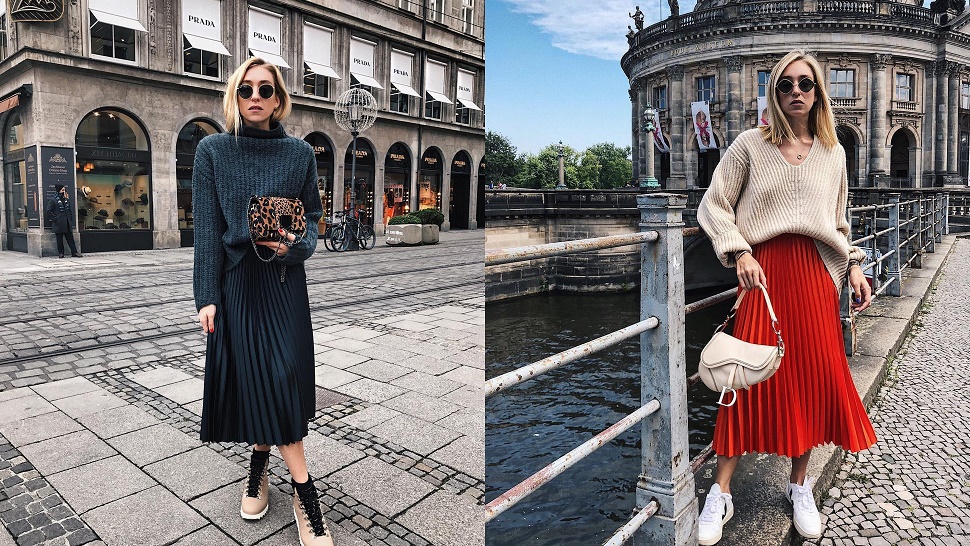 Blogerica koja u svom ormaru ima najljepše midi suknje