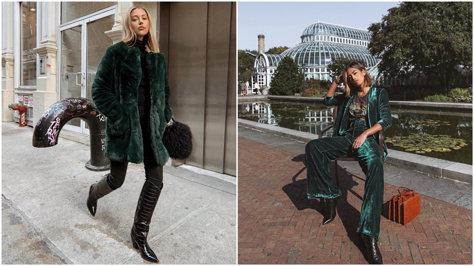 Tamno zelena: modna inspiracija s ulica svjetskih metropola