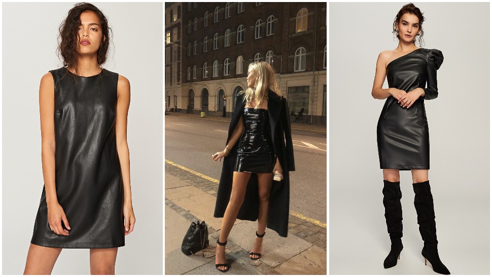 Mala crna haljina od kože – savršeni party komad u 10 high street modela