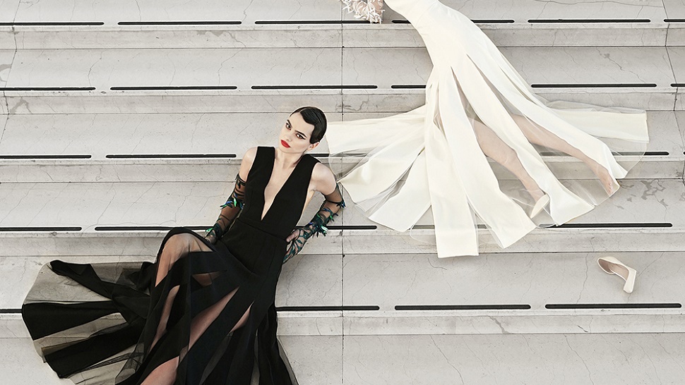 Glamurozne haljine u minimalističkoj kampanji eNVy rooma