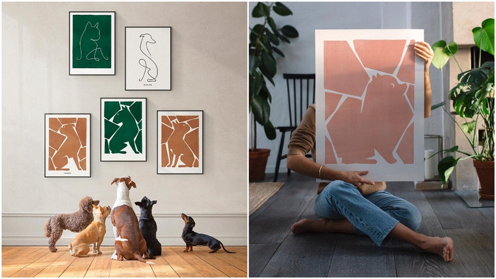 Najljepše personalizirane slike za dom inspirirane vašim psom