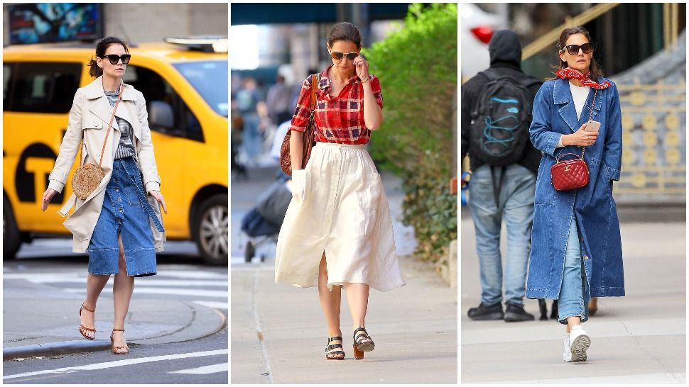 Street style inspiracija: proljetne kombinacije Katie Holmes