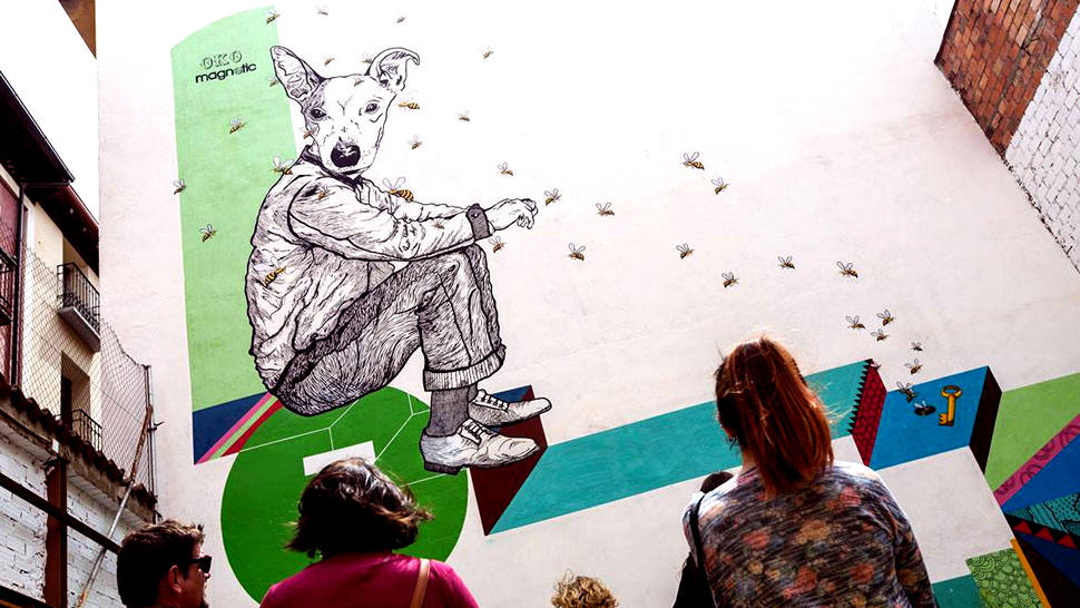 Ako razmišljate o Zaragozi kao ljetnoj destinaciji ne propustite veliki mural s potpisom naše OKO
