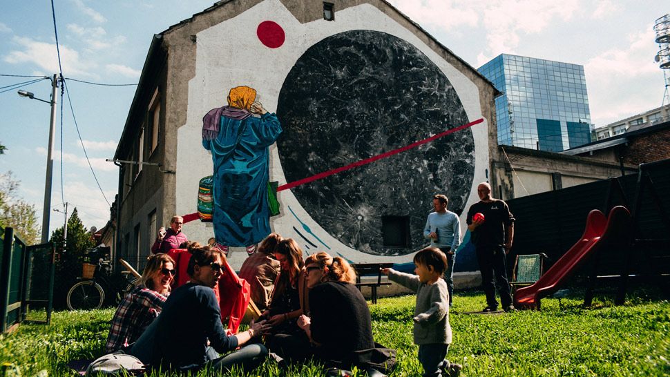 Impresivnim muralom uređen je još jedan parkić u Zagrebu