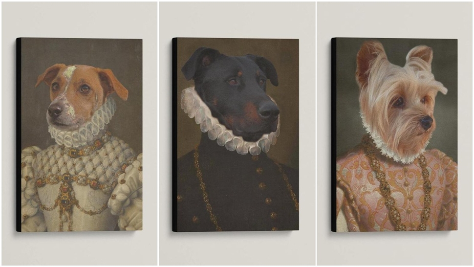 Umjetnički portret vašeg psa iz kista profesionalnog slikara