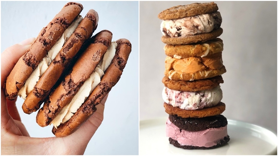 Najbolji desert za vruće dane: slatki sendvič s keksom i sladoledom