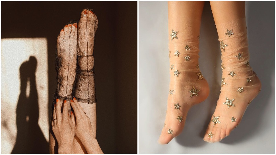 Romantične čarape od tila koje će biti efektan modni dodatak jesenskim kombinacijama