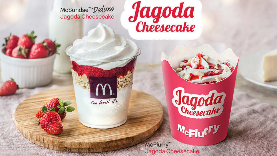 McDonald’s ima nove deserte od jagode i cheesecakea