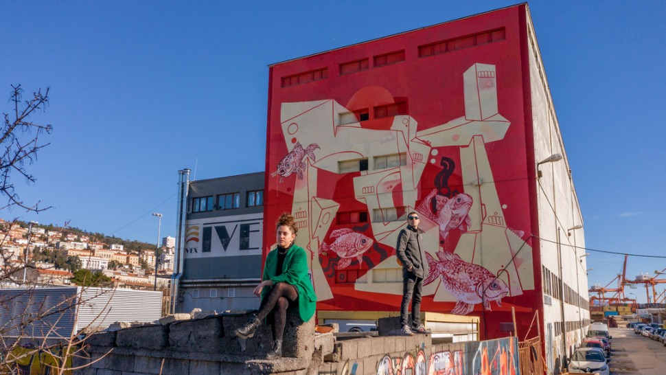 Rijeka je dobila fascinantni mural koji najavljuje festival street arta