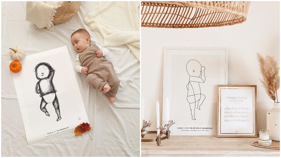 The Birth Poster – slatka uspomena na vašu bebu
