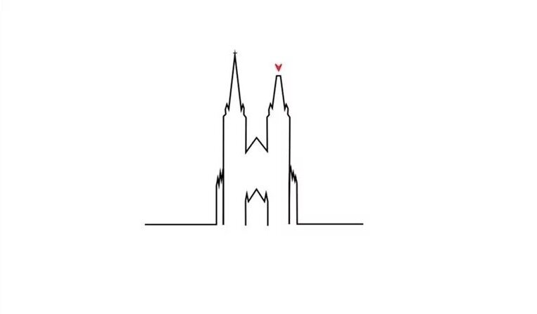 Matea Bolčević napravila je dirljivu ilustraciju Zagrebačke katedrale nakon potresa