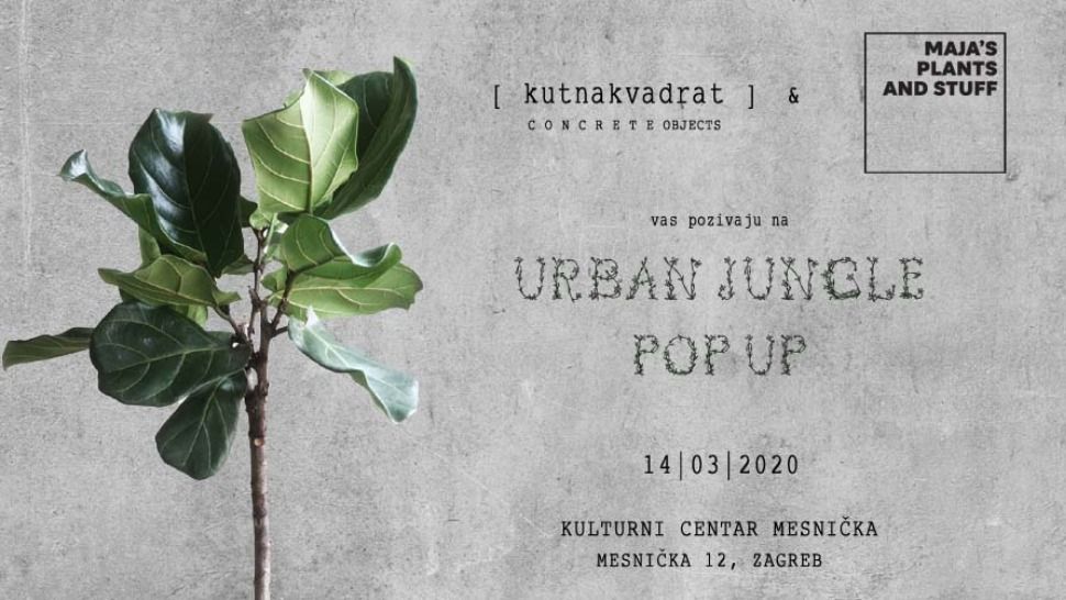 Druženje s domaćim kreativcima na zelenom izdanju Urban Jungle pop up