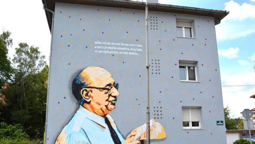 Novi murali na karlovačkim pročeljima djelo su Leonarda Lesića i Dalibora Jurasa