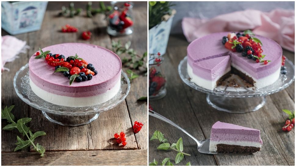 Od slatkoga slađe: Ombre cheesecake od borovnica osvojit će vas izgledom i okusom